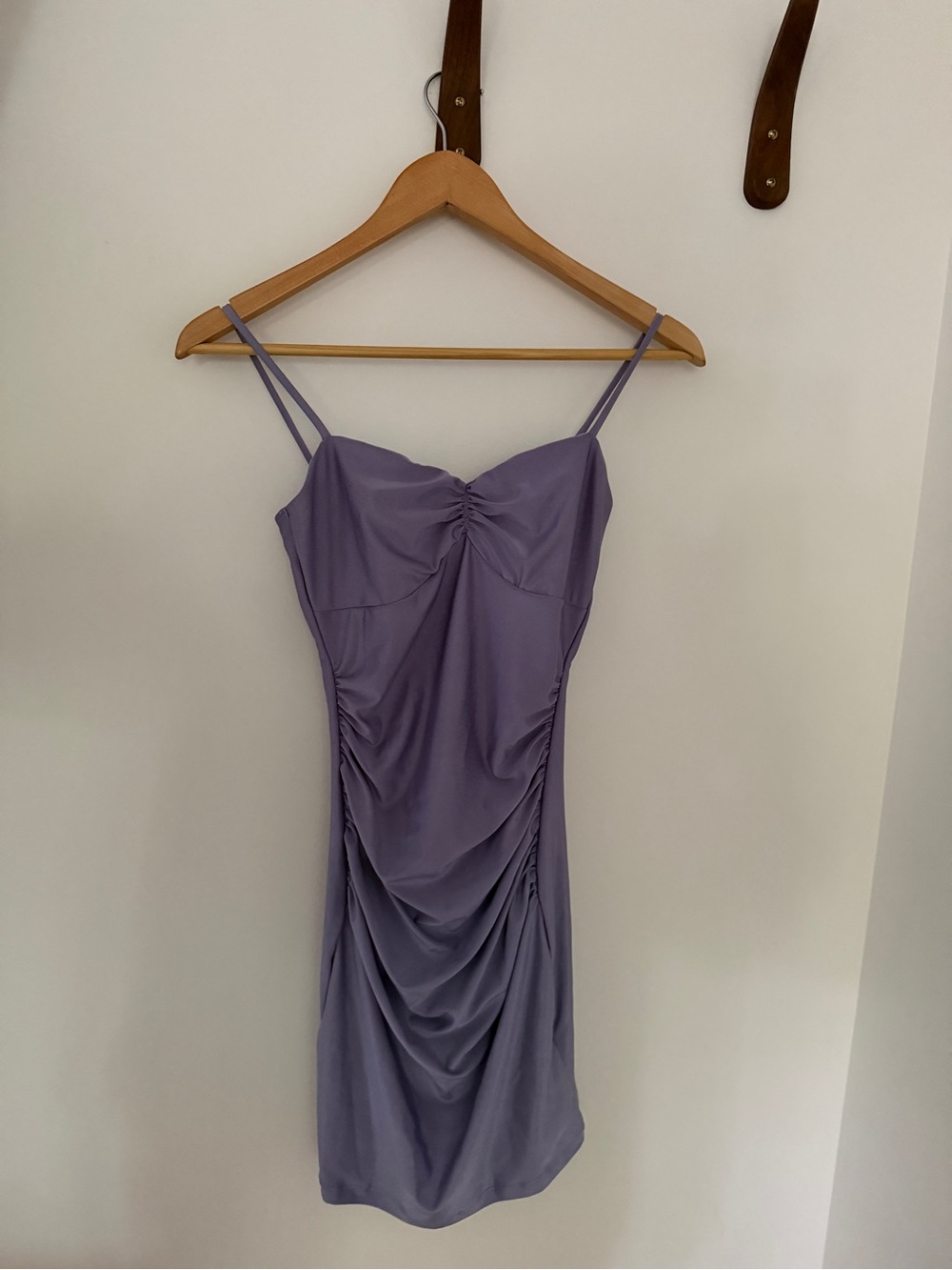 Windsor Lavender Ruched Corset Mini Dress Size Small NWT
